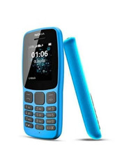 Nokia 106 Big Buttons Dual Sim Black Brand New (Unlocked)  With LED Torch