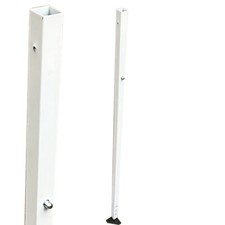 Metal Leg Without Parts for Pop Up For 3M x 3M Gazebo Spare Part - White.