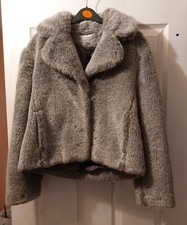 Fake Fur Vintage Coat .The cutest little fake fur vintage coat. 