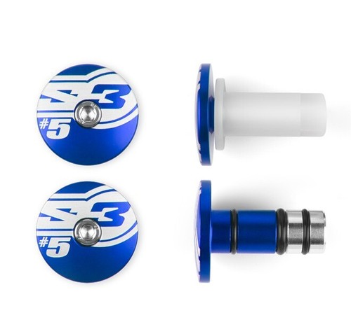 Blue trials handlebar bar - s3,