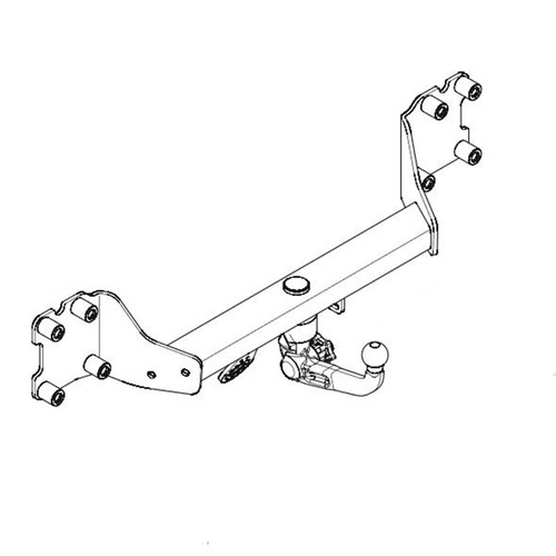 Westfalia towbar for audi - towbar, q7