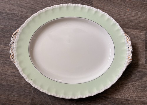 Serving plate oval ceramic - plate,