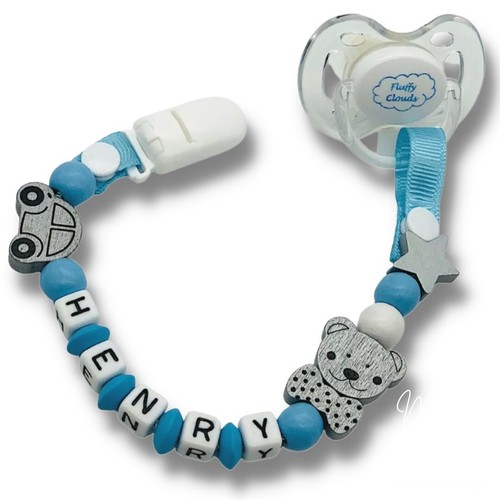 Dummy clip personalized - dummy, wooden