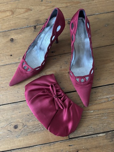 Bennett satin heels shoes - l.k.,