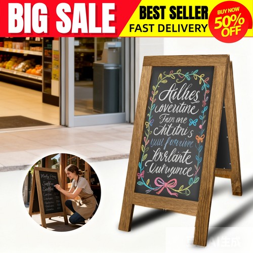 Double sided large board - sided, a-board