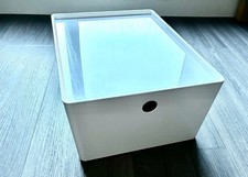 Boxes with lid, white