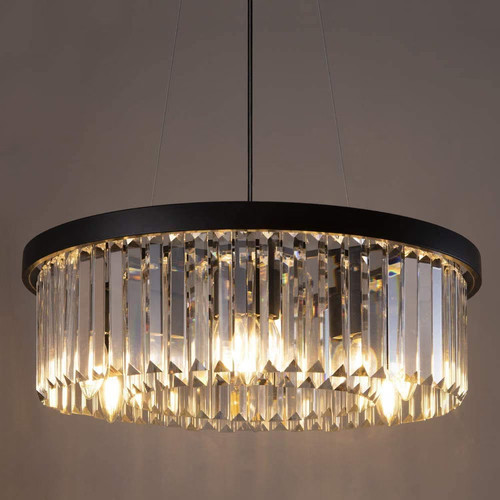 Crystal chandelier pendant - crystal,