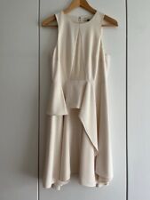 Halston Heritage flowy dress with georgette insert