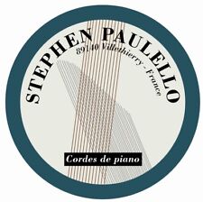 Paulello Piano String Polished or Nickel Plated Steel Wire 0.800-1.5mm by the Meter