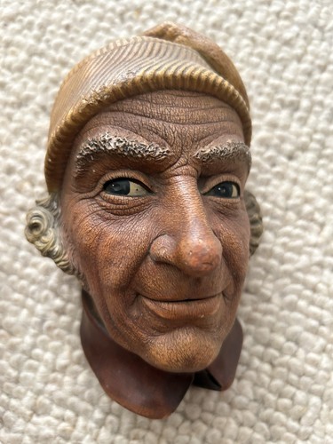 Bossons chalkware heads - chalkware, x