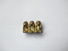 Three Wise Monkeys Brass