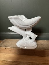 Vintage pedestal soap dish -