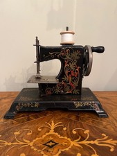 Delightful Edwardian "ANTIQUE" Childs Miniature Sewing Machine - FOREIGN