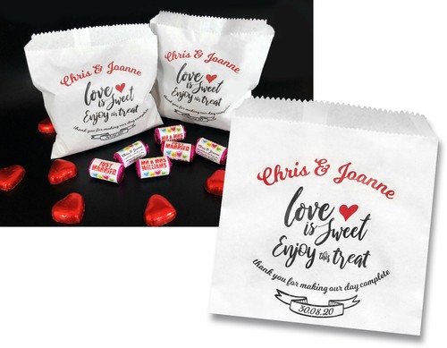Personalised wedding sweet - wedding,