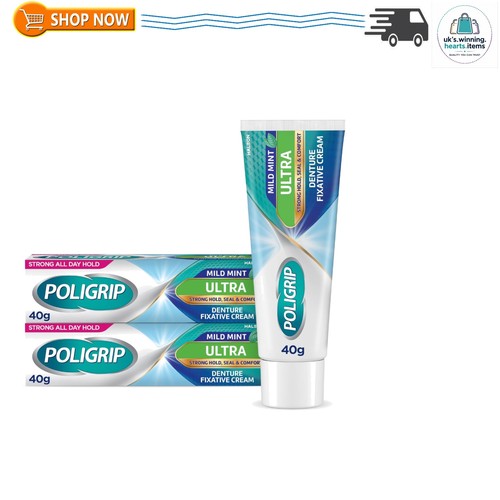 Ultra mint denture adhesive - denture,