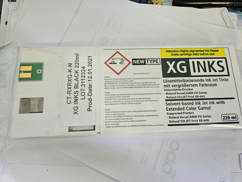 Roland black ink cartridge - black,