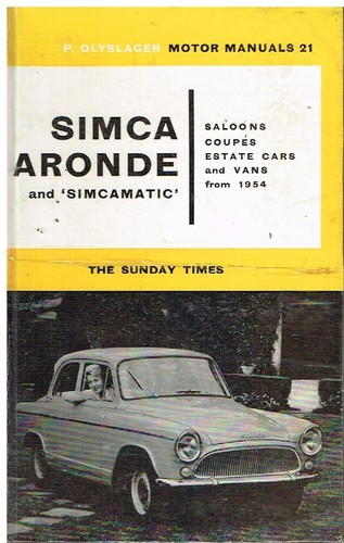 Simca aronde saloon coupe - aronde,