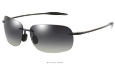 Unisex Ultra Light Rimless Sunglasses Outdoor Driving Fishing Square Glasses