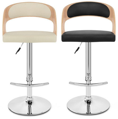 Eve oak faux leather seat - &,
