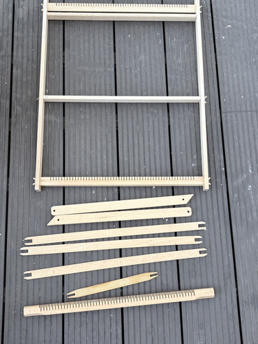 Wooden tabletop rigid - rigid, heddle