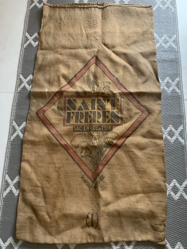 Antique french burlap - antique,
