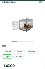 Pets at Home Folding Metal Dog