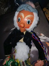 vintage Pelham Puppet ... Mr mc boozle...  ( sky blue and white tam).....