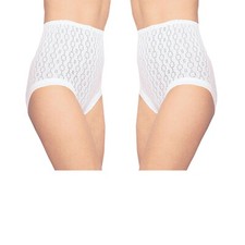 Knickers Cotton Breathable Full Pantee Eyelet Women's Bloomers Ladies uk stock!!