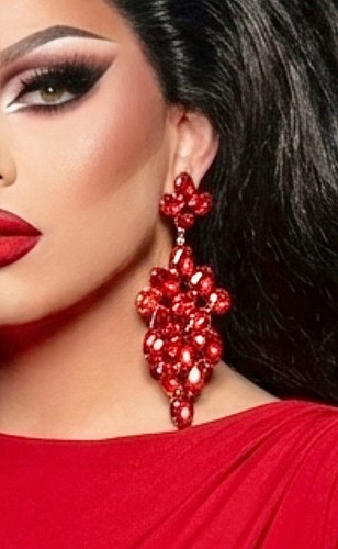 Long siam red acrylic - siam,