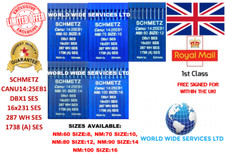 SCHMETZ DBX1SES 287WH CANU14:25EB1 SIZES:8/16 INDUSTRIAL SEWING MACHINE NEEDLES