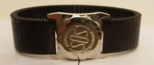 SOS TALISMAN - STAINLESS STEEL ON BLACK EXPANDING BRACELET 237123