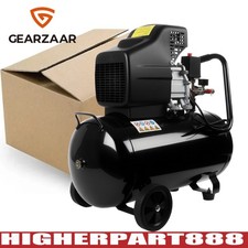 PORTABLE 50L AIR COMPRESSOR 9.6CFM 2.5HP 3000RPM 8 BAR SILENT W/ PAINT SPRAY GUN