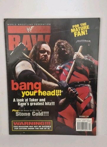 Wwe raw magazine - raw,