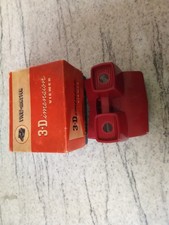 very RARE red model E viewmaster in original box circa 1958 excellent condition!