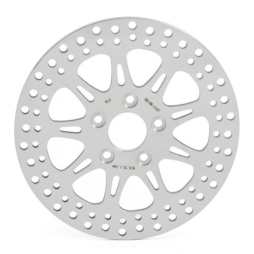 Polished rear brake disc - rear,