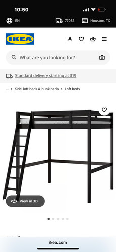 Ikea loft bed - loft,