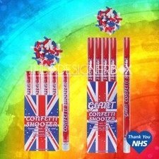 50cm 80cm Biodegradable UK Confetti Shooter Compressed Air Cannon Party Popper