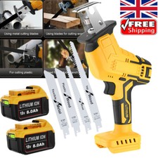 Cordless Reciprocating Saw with 4 Blade Wood Metal Cutter For DeWalt 18V Battery