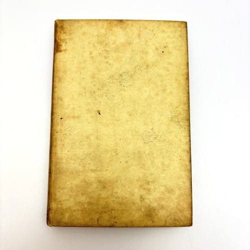 Antique vellum bound book - vellum,