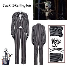 Jack Skellington Cosplay Costume The Nightmare Before Christmas Dress Up Outfit