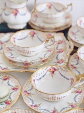 Antique Cauldon tea set items