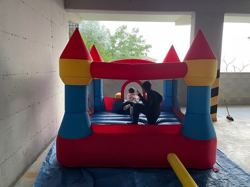 Inflatable kids garden game - garden,