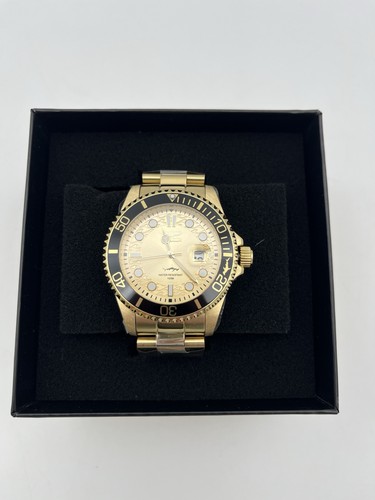 Invicta pro diver gold black - diver,