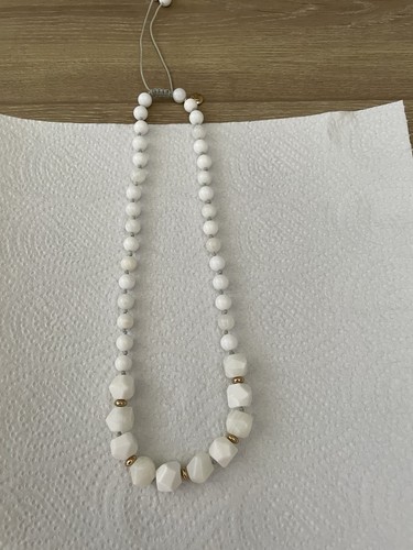 Lola rose necklace white - rose,