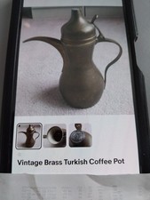 Vintage Arabic Dallah Brass