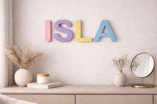 Personalised wooden name - wooden,