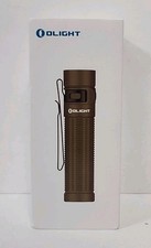 Olight Baton 3 Pro Max Rechargeable Magnesium Alloy LED Flashlight, Desert Tan