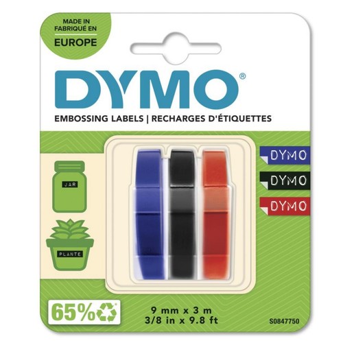 Dymo pack red blue - dymo, black