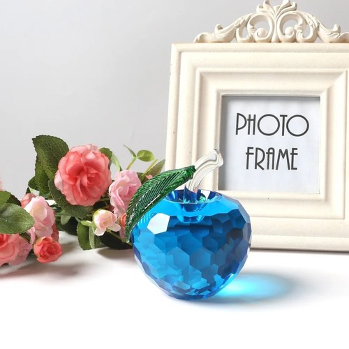 Crystal apple figurine - apple,