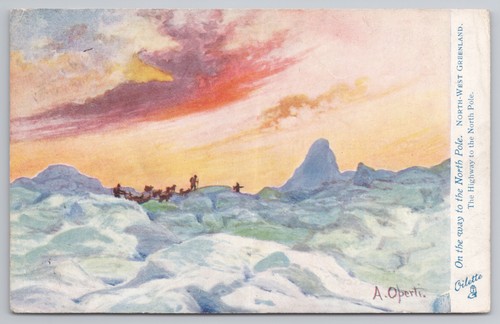 North west greenland dog sled - greenland,